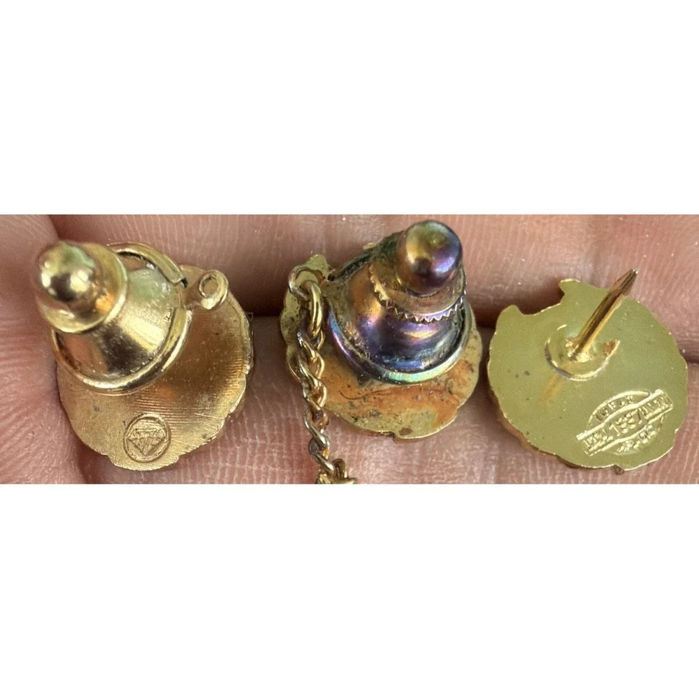 Vtg United Association UA Plumbers & Pipefitters Union 35 40 50 Year Member Pins - Picture 7 of 7